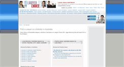 Desktop Screenshot of lawyerchoice.com.au
